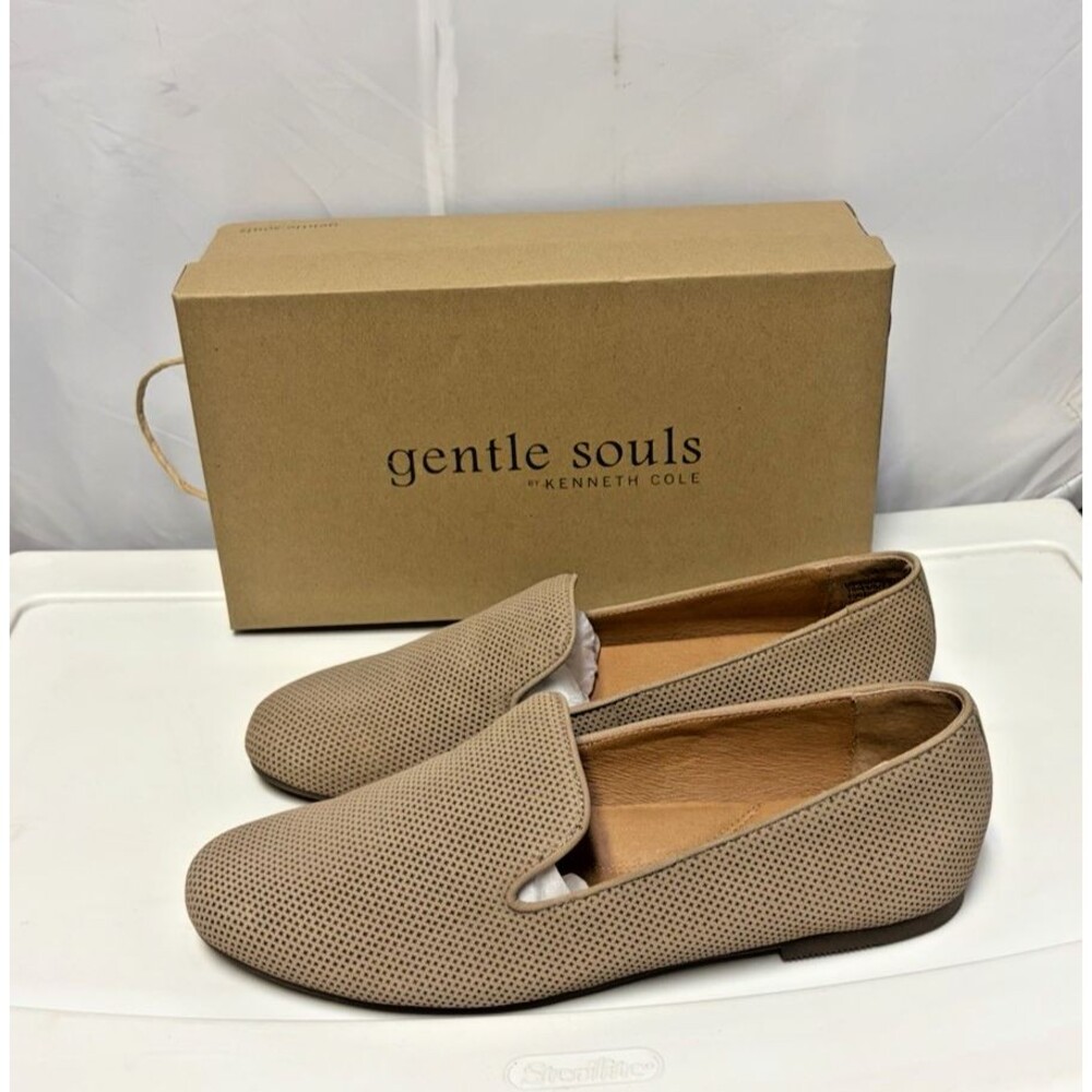 Gentle Souls Kenneth Cole Eugene Loafers Perforated Leather Loafers Women’s 10M